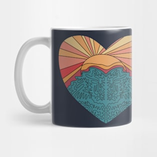 Colorful Abstract Ocean Sunset Mug